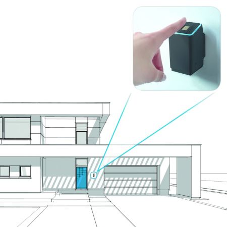 ekey uno Fingerprint Funk, Schwarz, für eqiva #200021