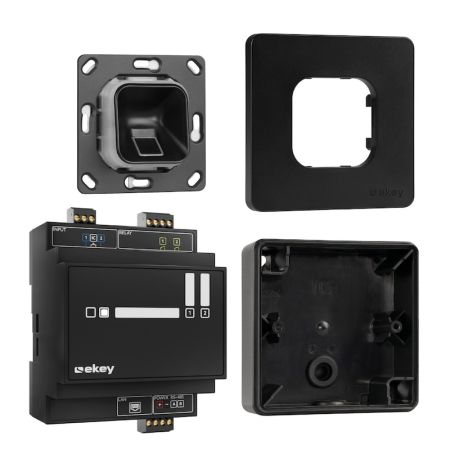 ekey xLine Fingerprintset Aufputz Schwarz #203706