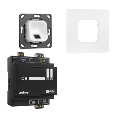 ekey xLine Fingerprintset Unterputz weiß mit Netzteil WM Limited Edition #503704