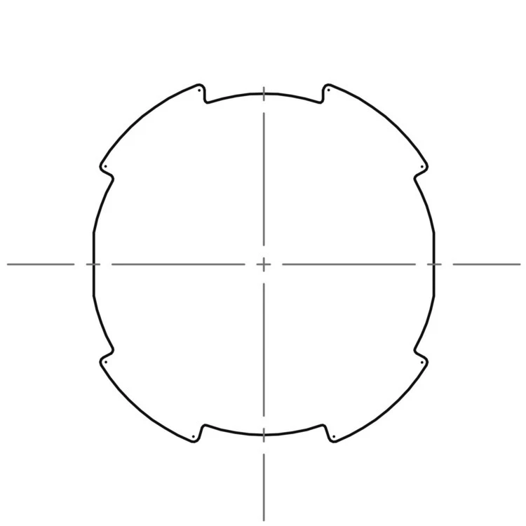 elero Adapterset RevoLine M Profilrohr 53 mm Deprat