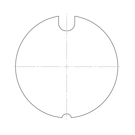 elero Adapterset Motorkupplungset für RH- und NHK-​Antriebe, Nutrohr Ø100x2,0 mm #220760001