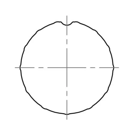 elero Adapterset RevoLine S für Rundrohr Ø 40 × 1,5 mm #220090001