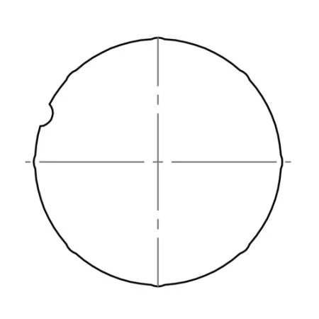 elero Adapterset RevoLine S für Rundrohr Ø 50 × 1,5 mm #220710001