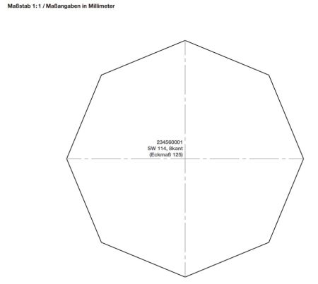 elero ➤ Adapterset SW 114mm 8-kant #234560001✅ online günstig kaufen!
