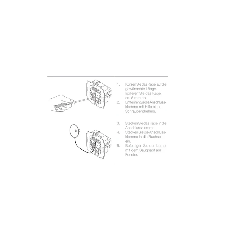 elero Lumo Lichtsensor #280800001, #280900001