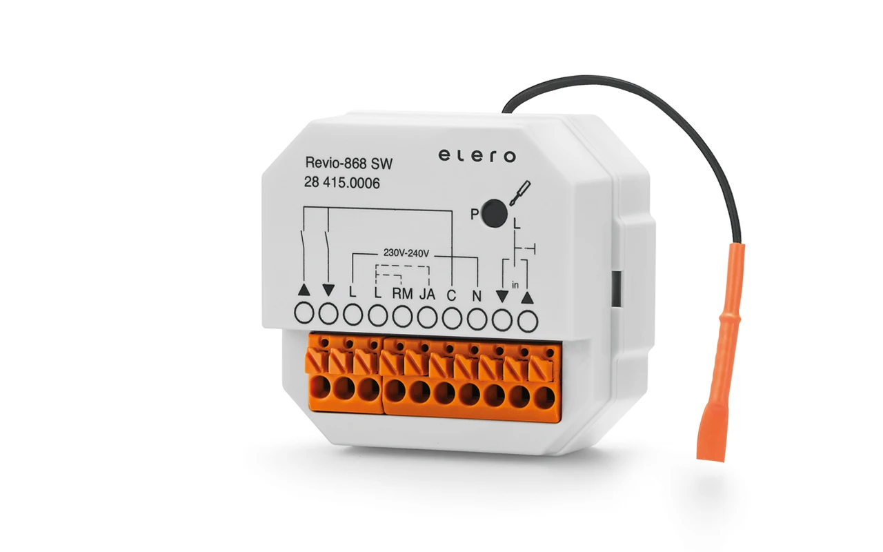 elero ➤ Revio-868 SW Unterputz Funkempfänger bidirektional #284150006✅ online günstig kaufen!