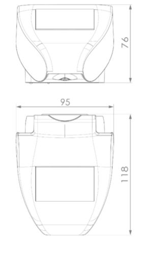 elsner Solexa 230V white shading control – automatic awning control #10110