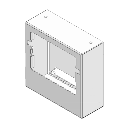 elsner Aufputzgehäuse WS1 Color, alu #60156