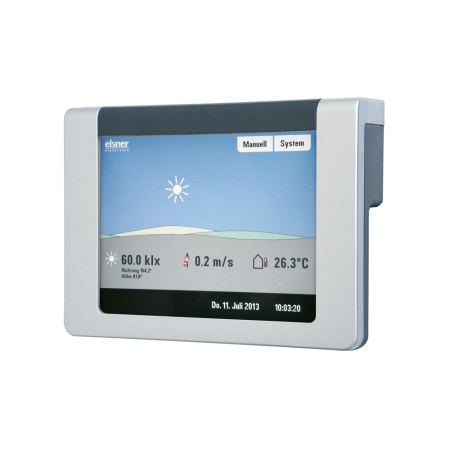 elsner WS1 Color-4, alu Gebäudesteuerung für 4 Antriebe 230V #60142