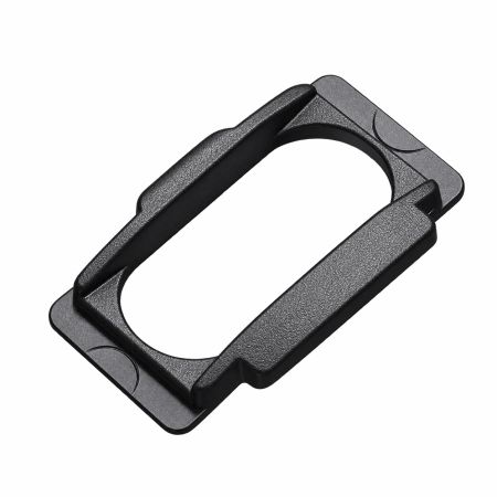 Schwarze Aufzugsbandöse #1250016 für Hella und Rau, ohne Leiterkordelhalterung. Ersatzteil für Raffstore. Verpackungseinheit mit 10 Stück.