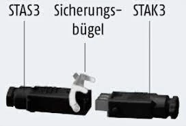 Hirschmann #627003 STAS3 (STAS 3) Sicherungsbügel