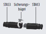 Hirschmannstecker STAS3 (STAS 3) #627002