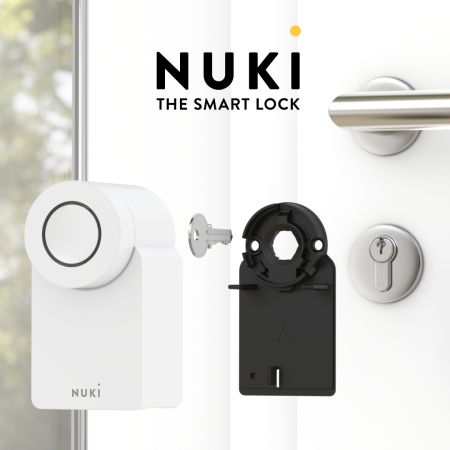 Nuki ➤ Smart Lock 3.0 - elektronisches Türschloss ✓ Tür mit dem Smartphone öffnen ✓ höchstmögliche Sicherheit ✓ Nachrüstbar » Jetzt online bestellen!