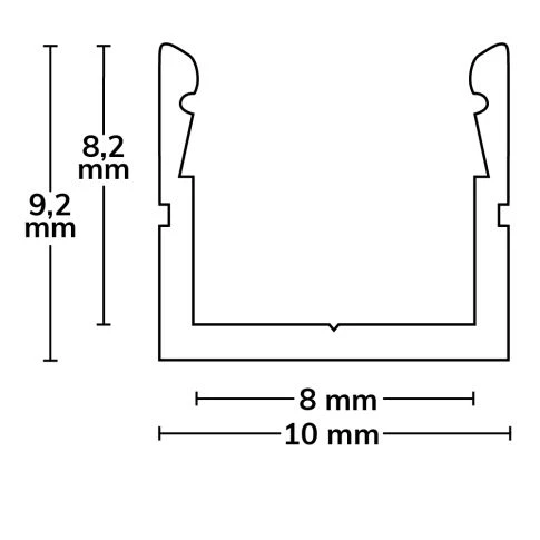 Premium LED‑Beleuchtung 384 LEDs/m 3000K