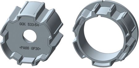 Rademacher ➤ Adapter/Mitnehmer-Set AMI45-E65 für 65er Eckermann Profilwelle✓ #93650732✅ online kaufen!