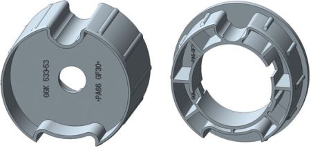 Rademacher ➤ Adapter/Mitnehmer-Set AMI45-D70FR für 70er Nutrohr mit Flach-/Rund-/MHZ-Nut✓ #93700735✅ online kaufen!