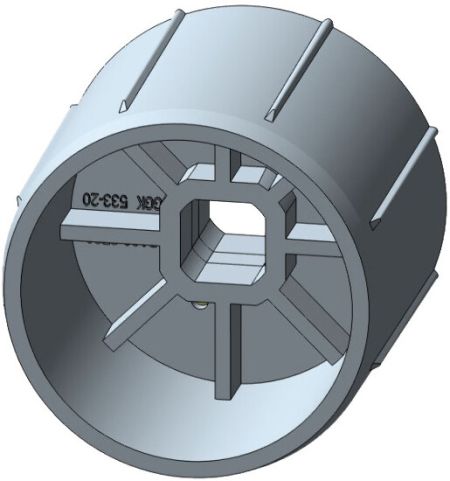 Rademacher ➤ Mitnehmer AM45-D50 für 50er Rundwelle✓ #93500130✅ online kaufen!