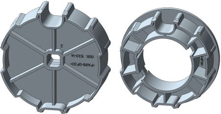 Rademacher ➤ Adapter/Mitnehmer-Set AM45-D78 für 78er Nutrohr mit Flach-/Rund-/MHZ-Nut✓ #93780135✅ online kaufen!