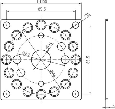 Rademacher Antriebslager für Antriebe mit Handkurbel Typ 4016-16 #94401616