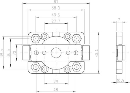 Rademacher Antriebslager für Small Rohrmotoren Typ 3310 #94331000