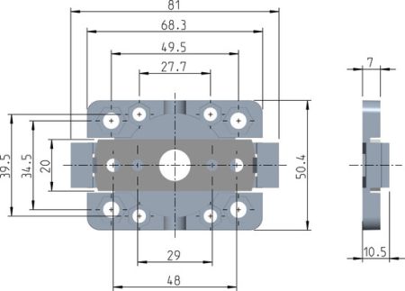 Rademacher Antriebslager für Small Rohrmotoren Typ 3310 #94331000