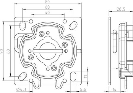 Rademacher ➤ Click-Abrolllager 4015K-23 Abrollfertigkastenlager, Vorbau-/Aufsatzelement✓ #94401523✅ online kaufen!