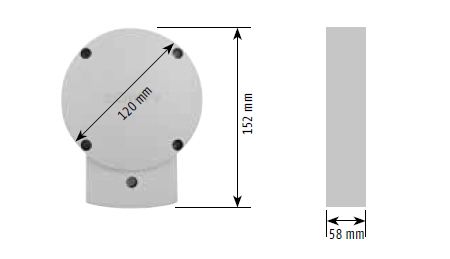 Somfy 1810917 Heating Modulis Receiver RTS für Terrassenwärmestrahler