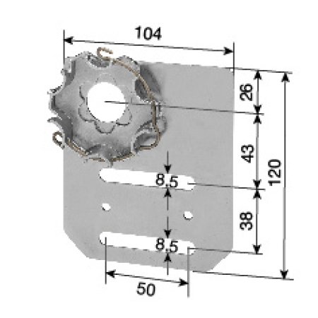 SELVE ➤ Lagerplatte links✓ Motorlager und Sicherungsring✓ #280153✓ online kaufen✅