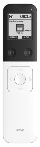SELVE commeo 2.0 Multi Send - Funk-Handsender 32 Kanal, mit 32 Zeitschaltuhren, schwarz/weiß #297764