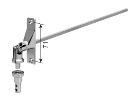 SELVE ➤ Gelenklager für Magnetsystem✓Lagerplatte, Sechskant✓ #277905✓ online kaufen✅