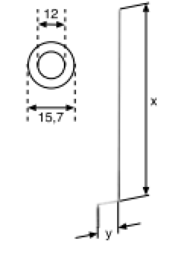 SELVE Kurbelstange weiß