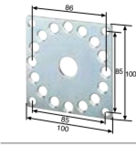 SELVE ➤ Motorlager für SP-NHK-Antribe✓ Adapterplatte, St-Verzinkt✓ #282002✓ online kaufen✅