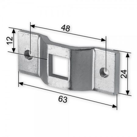 SELVE Universal-Motorlager Metall #280120