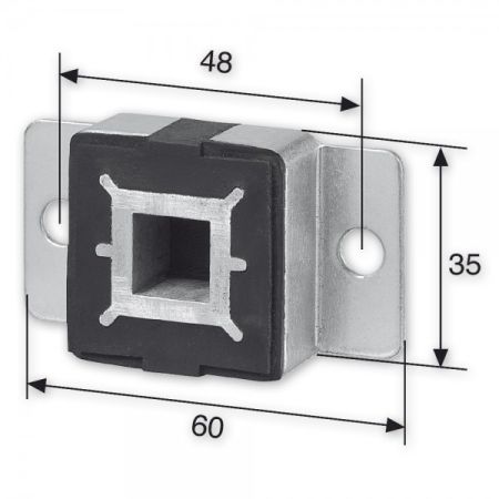 SELVE Geräuschdämmendes Universal-Motorlager "Plus" #280147