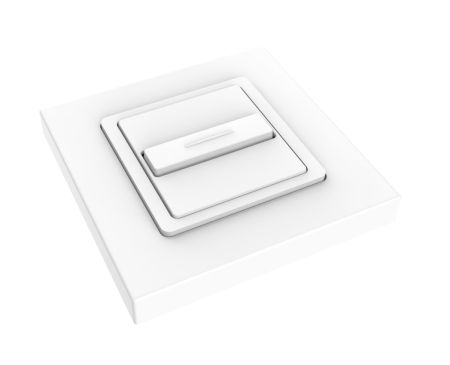 Somfy Einfachschalter Smoove Uno inkl. Rahmen #1800508