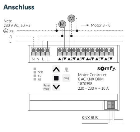 Somfy ➤ 6 AC Motor Controller DRM 220-230 V AC #1870398✅ online günstig kaufen!