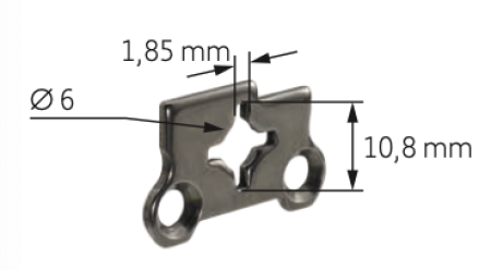 Somfy ➤ Aufnahme Sonesse 30/40 (10 x 1,6 mm) #9026005✅ online kaufen!