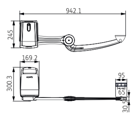 Somfy ➤ Axovia 3S io Drehtormotor Komfort-Set #1216596✅ online günstig kaufen!