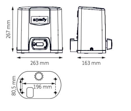 Somfy ➤ Elixo Smart io Komfort-Set Schiebetormotor #1216601✅ online günstig kaufen!