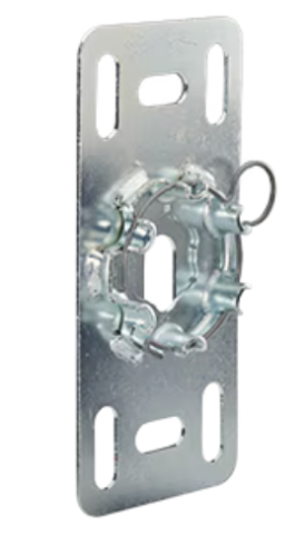 Somfy ➤ Flanschantriebslager verzinkt mit großer Öser, Baureihe 50/60✓ #9763602 Ersatzteile online beim Fachhändler kaufen✅