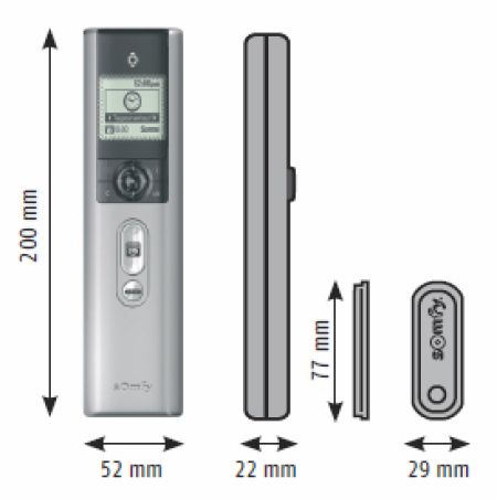 Somfy Impresario Chronis io mit integrierter Zeitschaltuhr #1810758 #1810759 #1810760