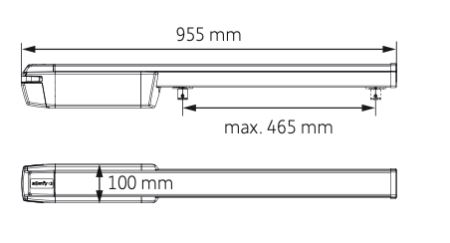 Somfy ➤ Ixengo L 24V 3S Drehtormotor ohne Steuerung #1216560✅ online günstig kaufen!