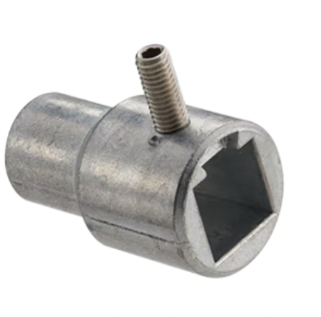 Somfy ➤ J4 Wellenadapter Vierkant; 12 mm; M5x5 Gewindestift eingedreht #9016936✅ online kaufen!