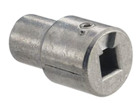 Somfy ➤ J4 Wellenadapter Vierkant; 7 mm; M5x5 Gewindestift eingedreht #9014324✅ online kaufen!