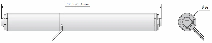 Somfy ➤ LW 25 - B44 Rohrmotor Innensonnenschutz #1000031 #1000032✅ online günstig kaufen!