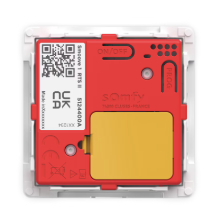Somfy ➤ Smoove 1 RTS II Fundwandsender und Rahmen #1871347✅ online kaufen!
