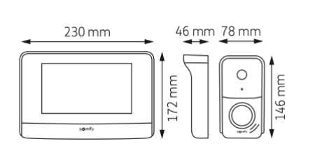 Somfy Videotürsprechanlage V500 Pro io WLAN DIN-Rail #1871273