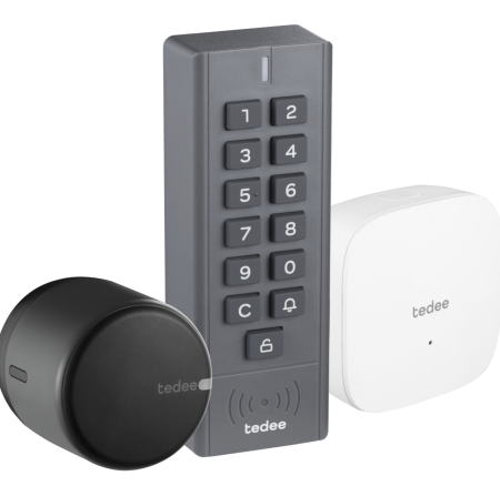 Tedee✓ Set GO Schwarz✓ Mit Keypad und Bridge✓ #838021✓ online kaufen✅