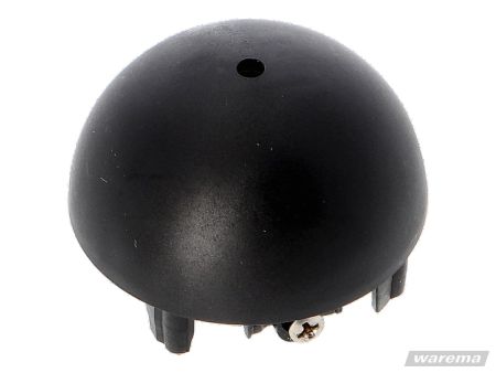WAREMA ➤ Kappe halbrund für Führungsschienen Ø52mm, Typ 7 und Typ 8. Endverschluss für Basis-Raffstore und Fenster-System-Raffstore FSR, inklusive 2 Schrauben. Artikel 312211.