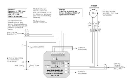WAREMA Omnexo Schaltaktor 1M230 UP #2047077